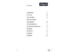 Scheppach deco-tronic Parts List PDF