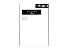 Scheppach Base ts 2000 Parts List PDF