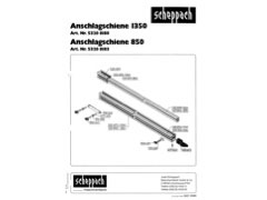 Scheppach Fence rail 1350 Part No. 5320 8180 Parts List PDF