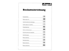 Scheppach Trimming attachment Parts List PDF