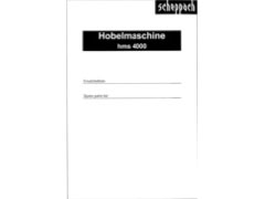 Scheppach hms 4000 Parts List PDF