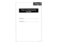 Scheppach tkg 260e Parts List PDF