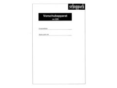 Scheppach va 220 Parts List PDF