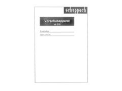 Scheppach va 310 Parts List PDF