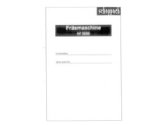 Scheppach hf 3000 Parts List PDF