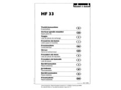 Scheppach hf 33 Parts List PDF
