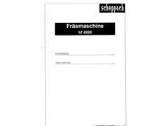 Scheppach hf 4000 Parts List PDF